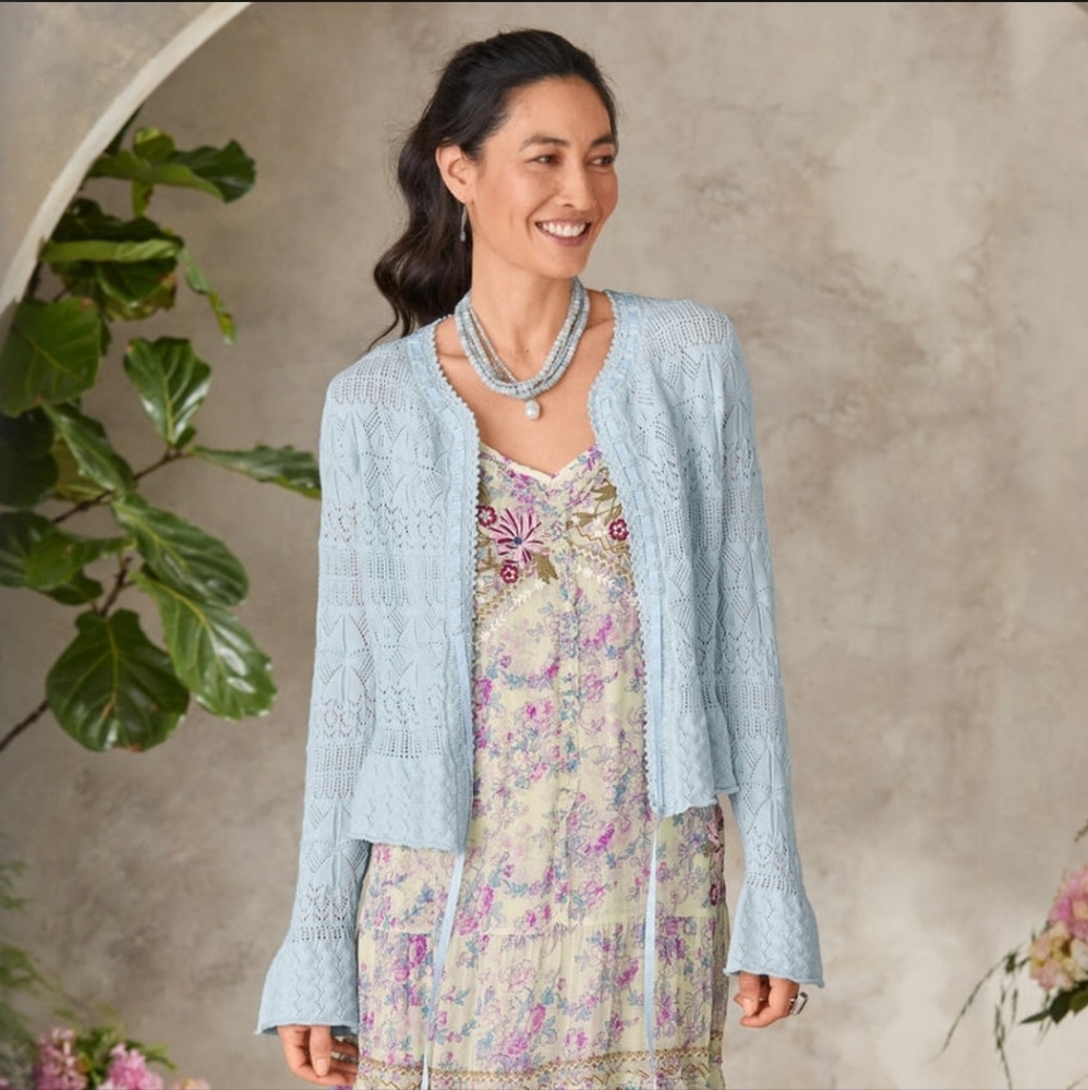 Sundance Korinne Sweet Cardigan, NWT